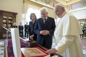 Président Mattarella, 16 décembre 2021, © Vatican Media