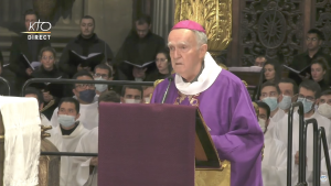 Mgr Georges Pontier, Saint-Sulpice (Paris), 10 déc. 2021 © capture de Zenit / Kto.tv