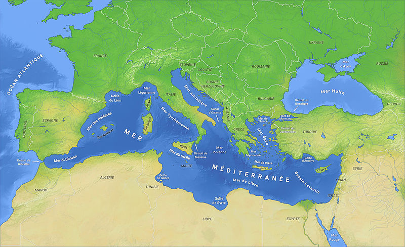 Mer Méditerranée © Wikimedia / O H 237