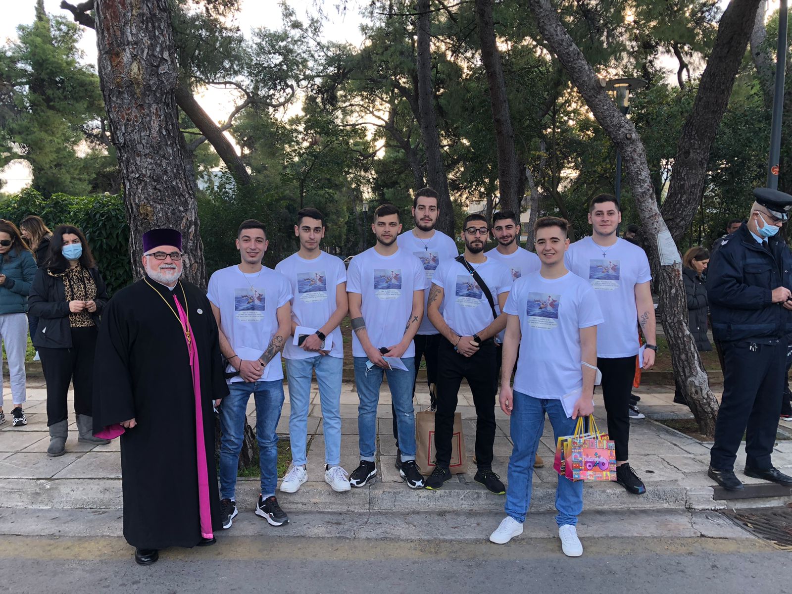 Jeunes Syriens accueillis par la communauté arménienne catholique © Vatican Media