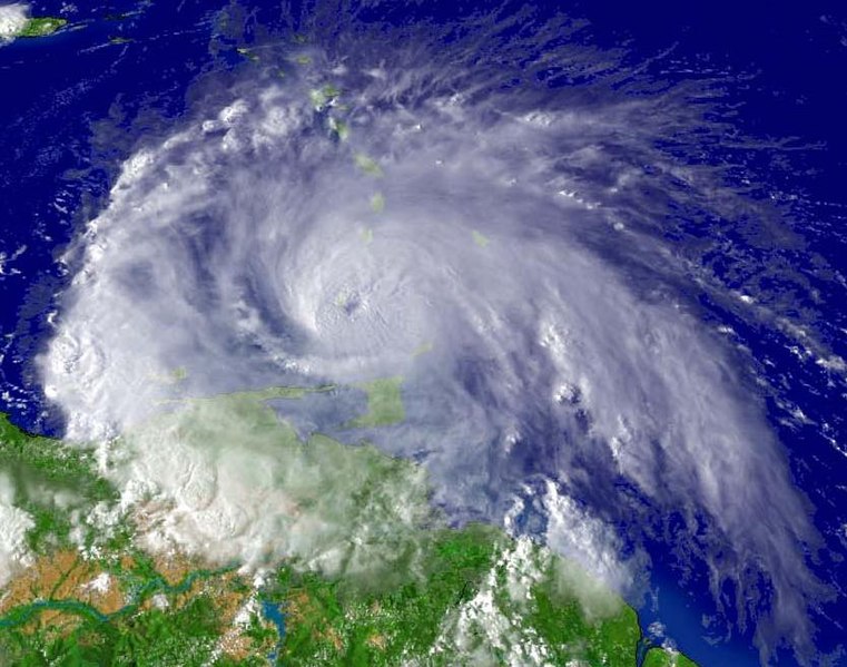 Ouragan Ivan, © Wikimedia, NOAA