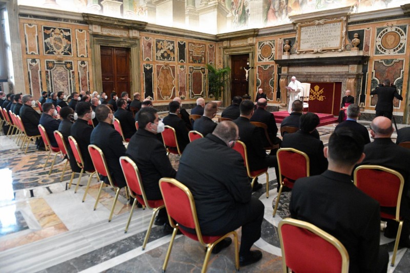 Clercs réguliers théatins, 15 janvier 2022, © Vatican Media