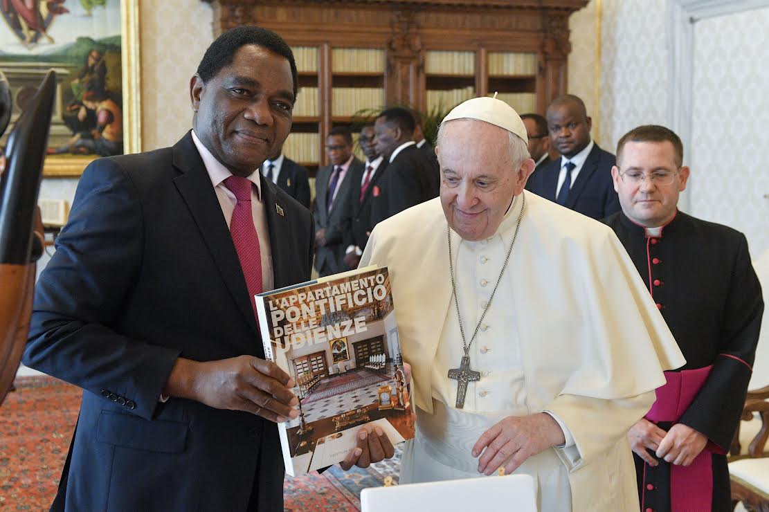 Président M. Hakainde Hichilema (Zambie) © Vatican Media