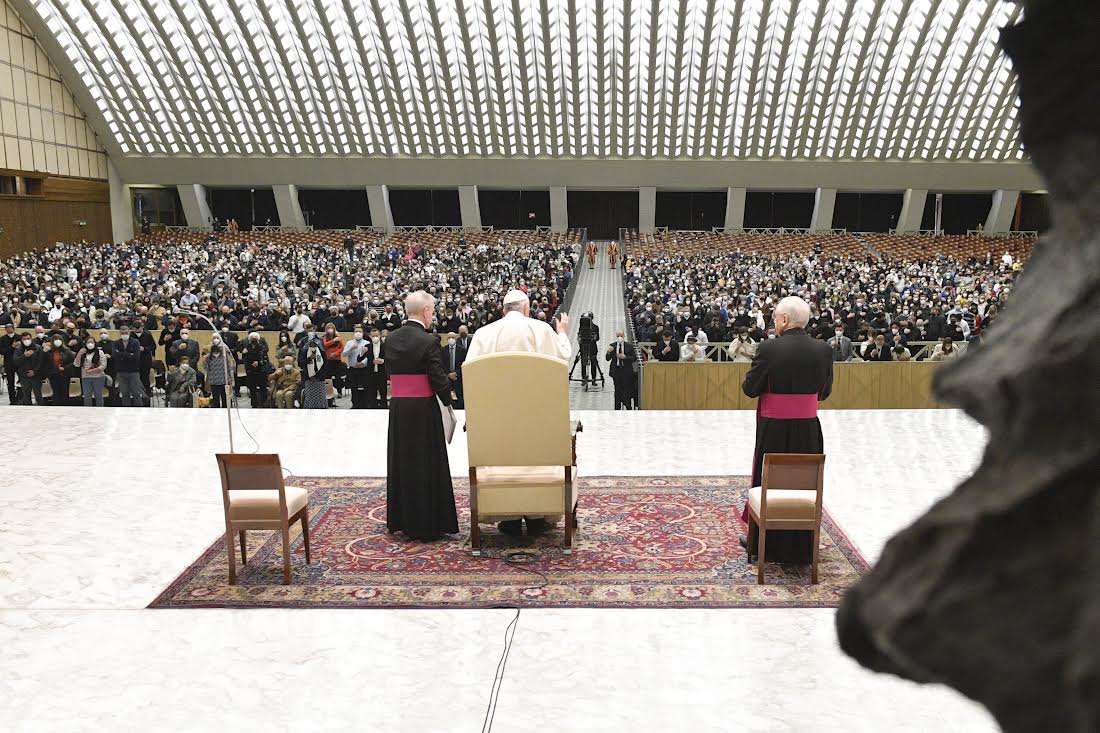 Audience, 16 fév. 2022 © Vatican Media