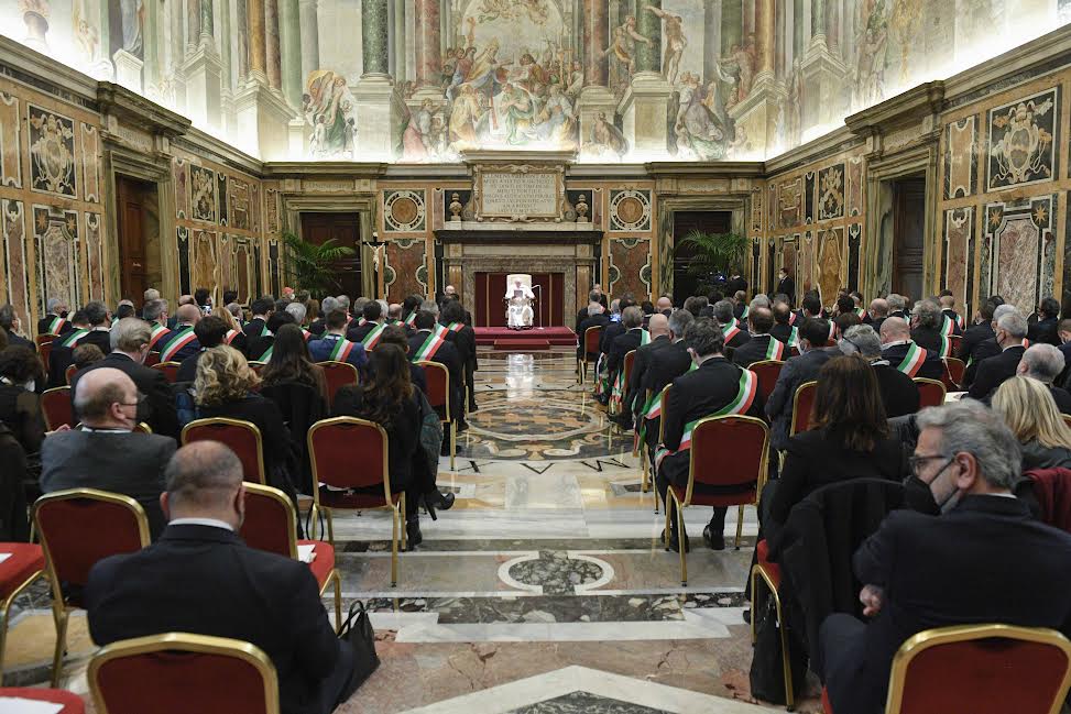 Association des maires italiens © Vatican Media