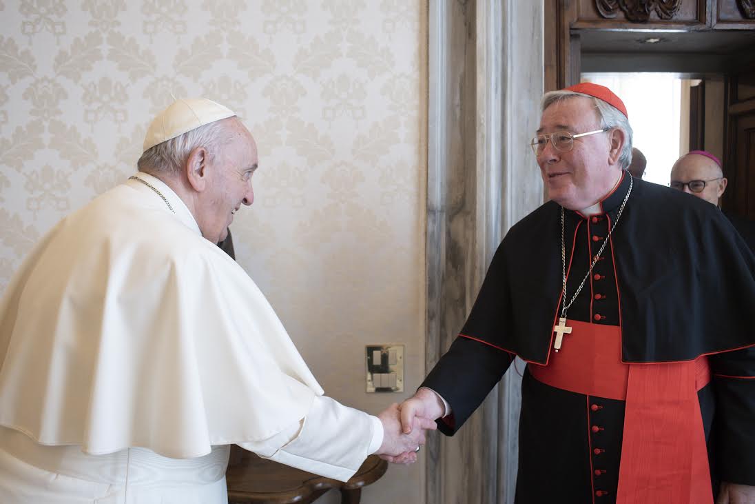 Le card. Hollerich, ad limina du Luxembourg © Vatican Media