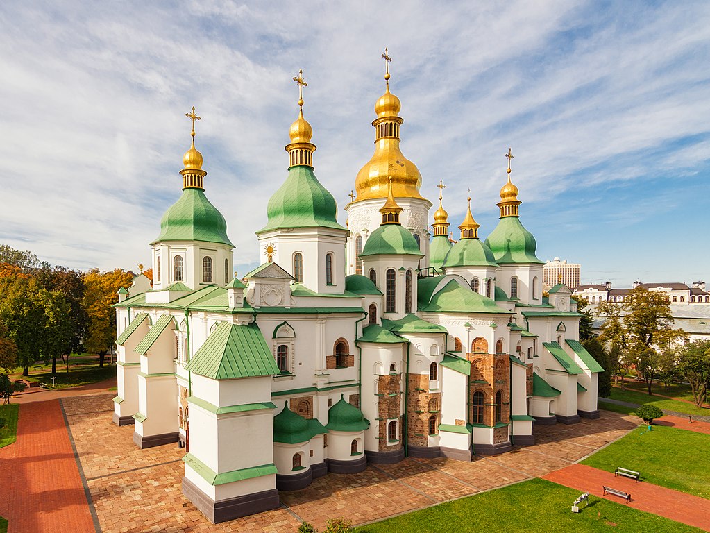 Cathédrale Sainte-Sophie, Kiev, Ukraine © wikimedia commons / Rbrechko / CC BY-SA 4.0