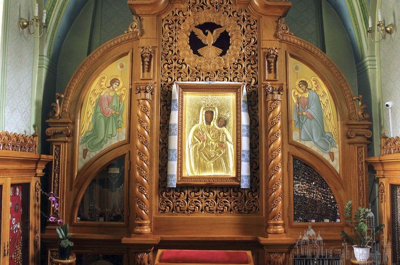 Icône de la Vierge Marie de Zarvanytsya © capture de Zenit / zarvanytsya.org