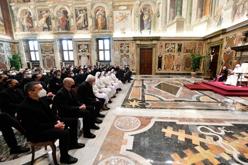 Séminaire pontifical lombard, 7 février 2022, © Vatican Media