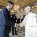 Président Pahor © Vatican Media