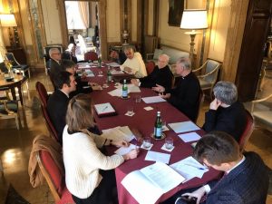 Jury du Prix de Lubac, 27 fév; 2022 © Twitter @FranceauVatican