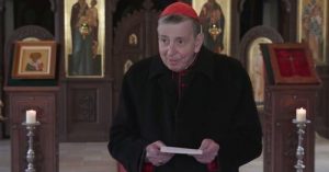 Le card. Koch à Epinay sous Sénart © capture / Séminaire orthodoxe russe de Paris