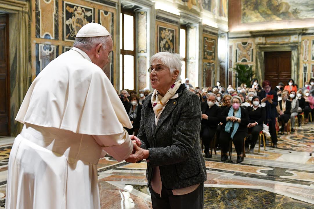 Renata Natili Micheli, présidente du Centre féminin italien © Vatican Media