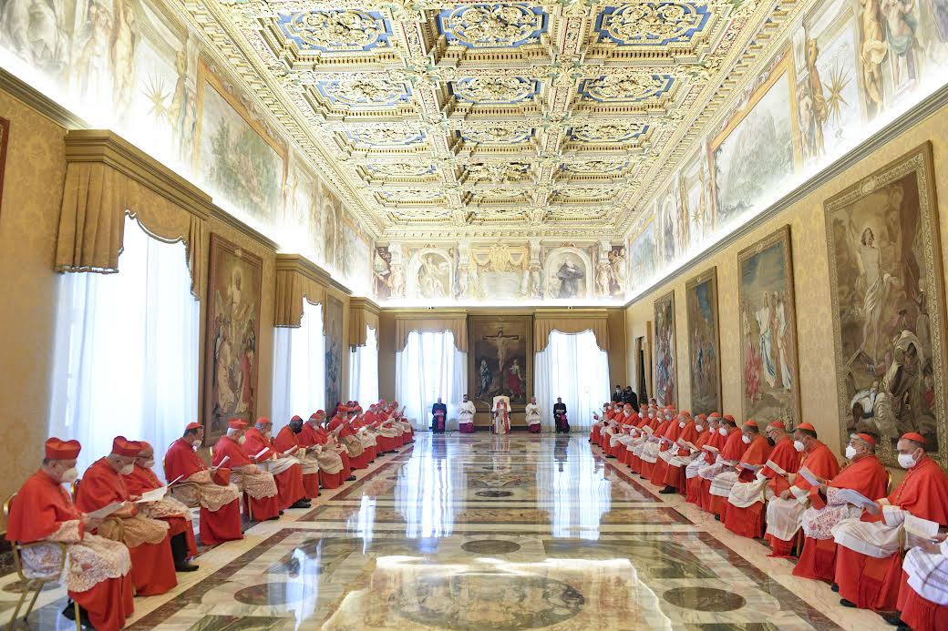 Consistoire ordinaire public, 4 mars 2022 © Vatican Media
