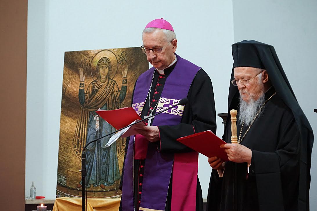Mgr Gadecki et le patriarche Bartholomée © Conférence des évêques de Pologne