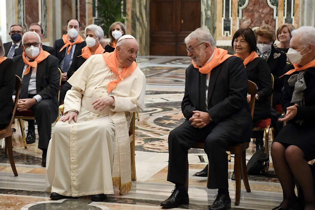 Familles des jésuites, 25 mars 2022 © Vatican Media