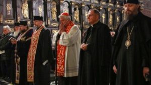 Prière pour la paix à Lviv (Ukraine) © Vatican News