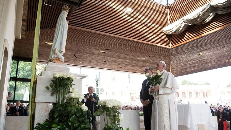 Le pape François à Fatima, en 2017 © Vatican Media