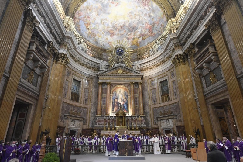 Eglise du Gesù, Rome, 12 mars 2022 © Vatican Media