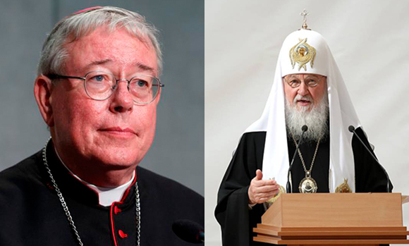 Le card. Hollerich et le patriarche Kirill © COMECE