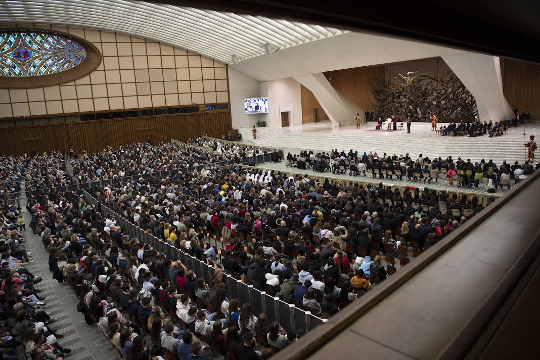 Salle Paul VI, audience du 13 avril 2022 © Vatican Media