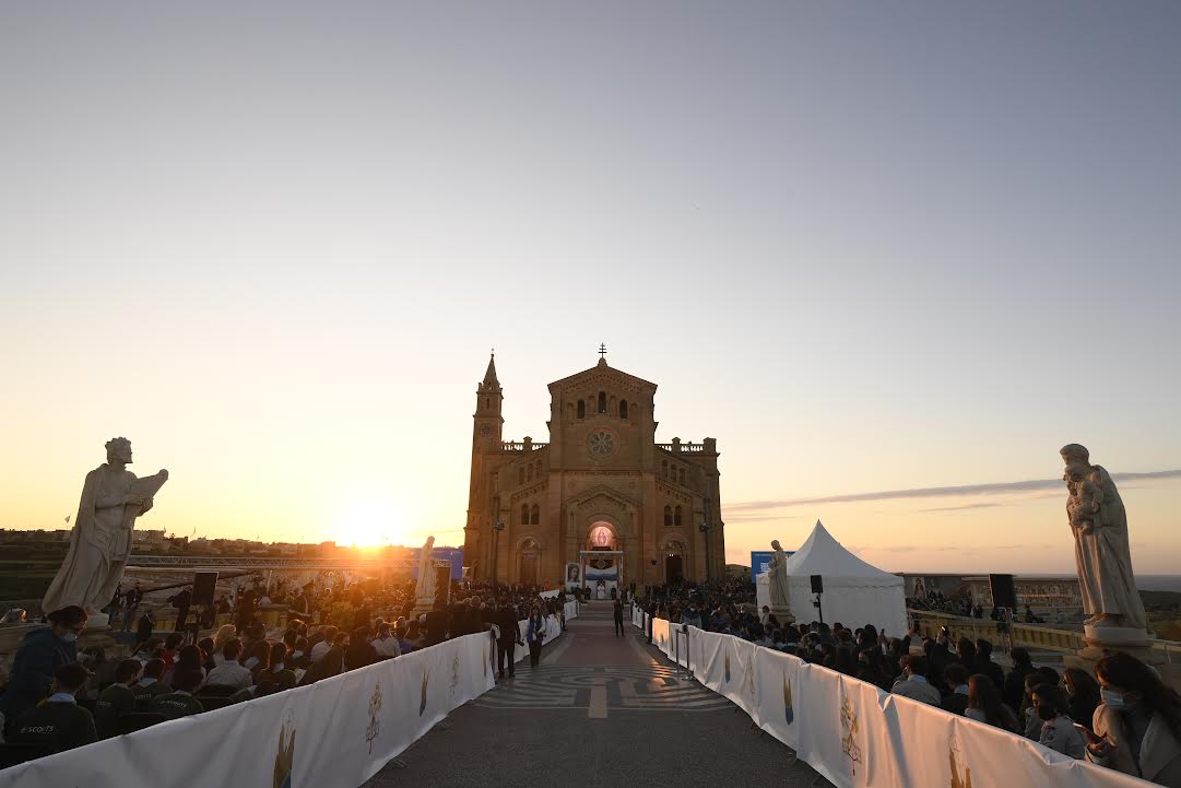 Sanctuaire marial de Ta' Pinu (Gozo, Malte) © Vatican Media