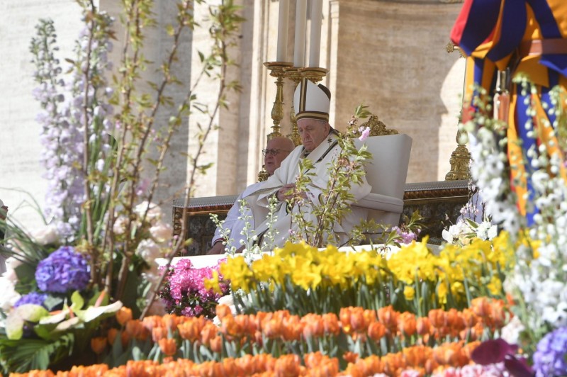 Messe de Pâques, 17 avril 2022 © Vatican Media