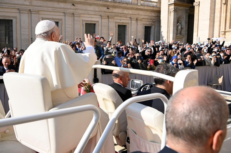 Audience, 20 avril 2022 © Vatican Media