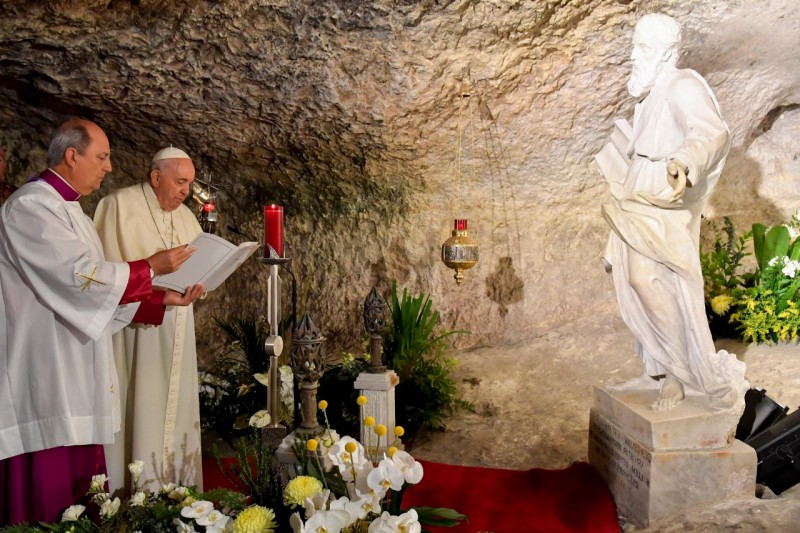 Grotte de S. Paul, Malte © Vatican Media