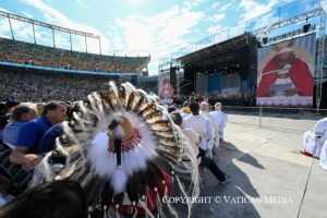 Messe au stade du Commonwealth à Edmonton (Canada) © Vatican Media