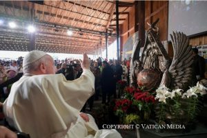 « Lac Ste Anne Pilgrimage » et à la liturgie de la parole © Vatican Media