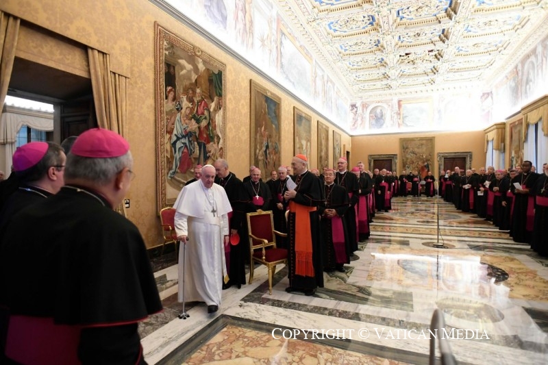 Rencontre avec les représentants pontificaux, 8 septembre 2022 © Vatican Media