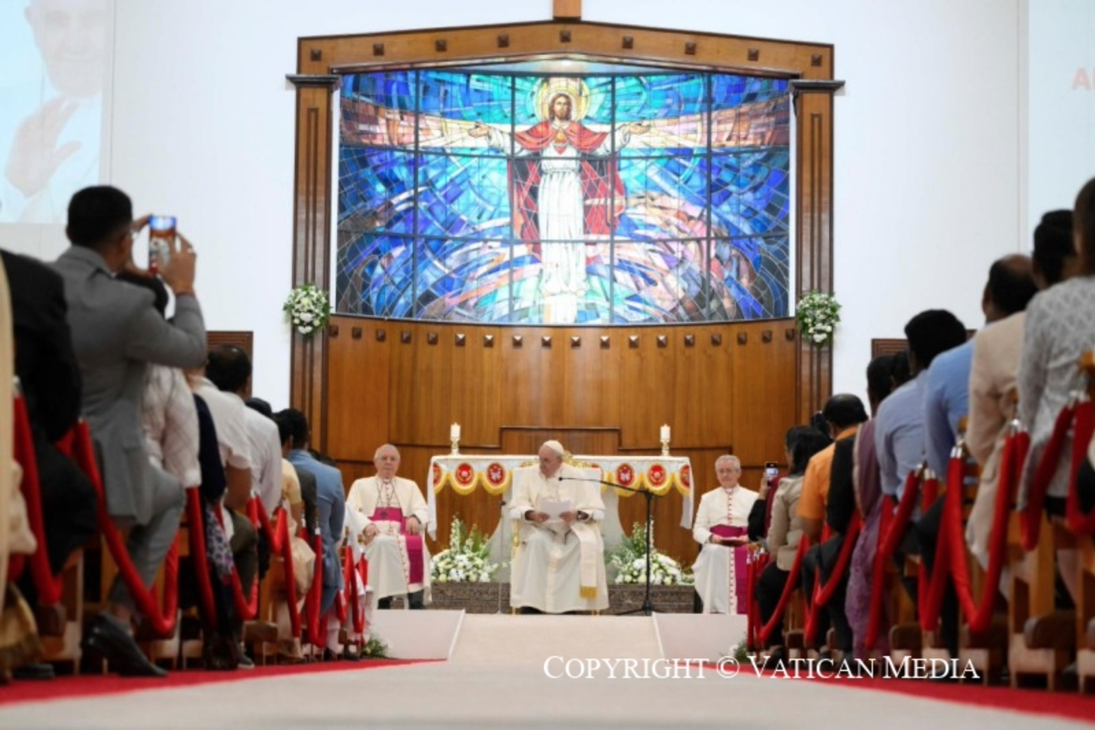 Voyage apostolique du pape ’avion à Bahreïn, novembre 2022 © Vatican Media