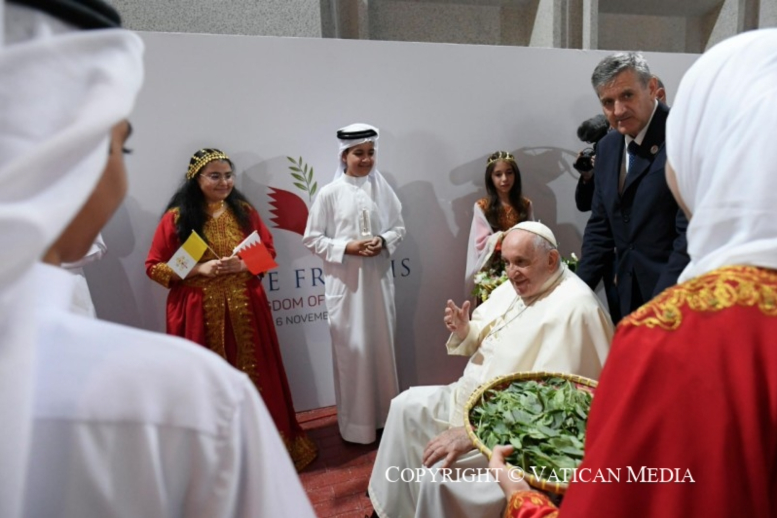 Rencontre avec les jeunes, voyage apostolique au Royaume de Bahreïn du 3 au 6 novembre 2022 © Vatican Media