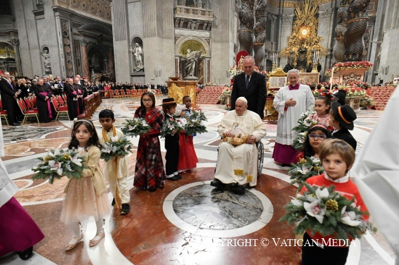 Messe de Noël 2022 à Saint-Pierre © Vatican Media