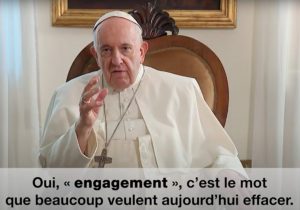 Vidéo du pape décembre 2022, capture de Zenit