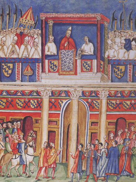 Boniface VIII proclame l’an 1300 grand jubilé pour l’Église.