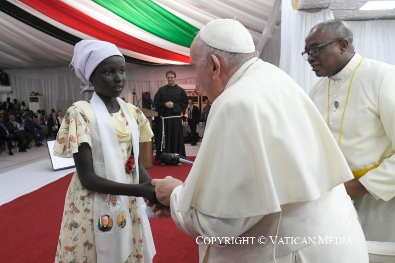 Discours à Djouba (Soudan du Sud) le 4 février 2023 © Vatican Media