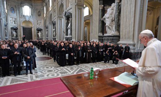 Rencontre avec le clergé de Rome © L'Osservatore Romano
