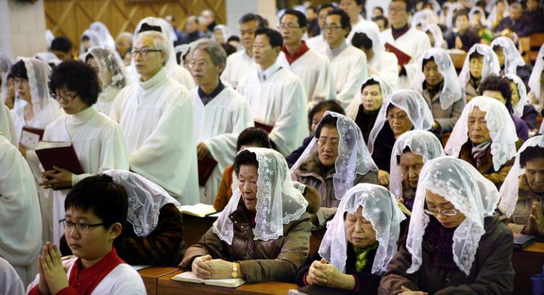Les catholiques en Corée du Sud. Photo : JBnews