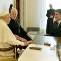 Nechirvan Barzani en audience privée avec le pape François, 13 avril 2023 © kurdistan24.net