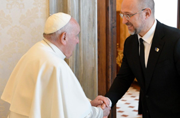 Le pape François a reçu M. Denys Shmyhal, Premier Ministre de l’Ukraine