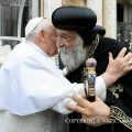 Le pape François avec le patriarche Tawadros, 10 mai 2023
