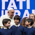 Le pape François avec la Fondation pour la natalité © Vatican Media