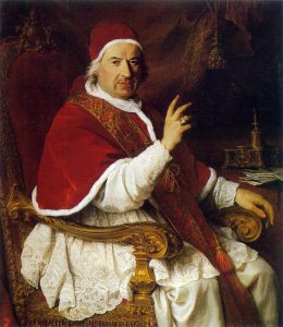 Le pape Benoît XIV, portrait de Pierre Subleyras (1745)