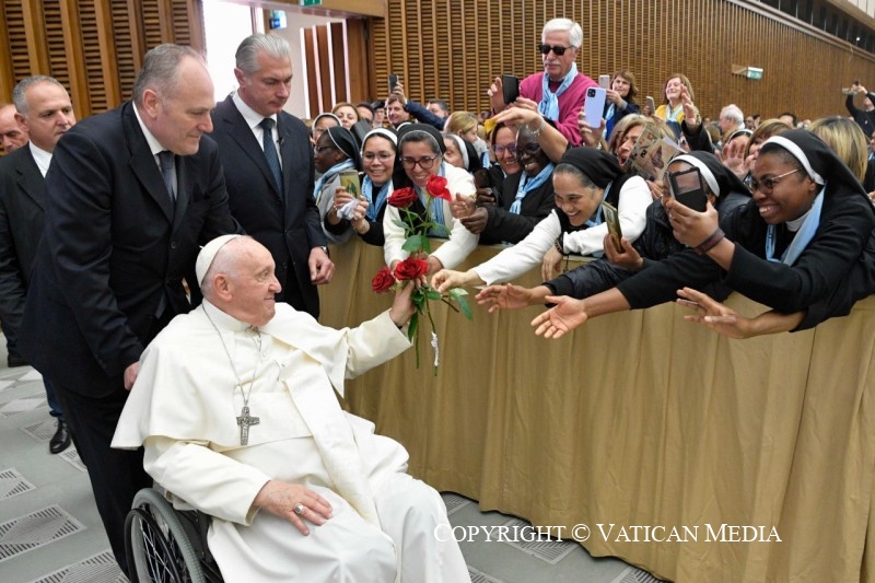 Discours du Pape François aux participants du pèlerinage de la famille des vocations à Rome © Vatican Media