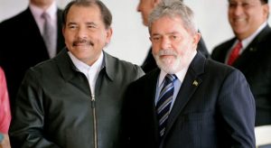 Daniel Ortega avec Lula Da Silva © Wikipédia