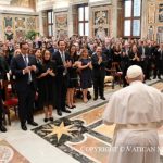 Le pape en présences des membres du Conseil des entreprises d’Amérique latine