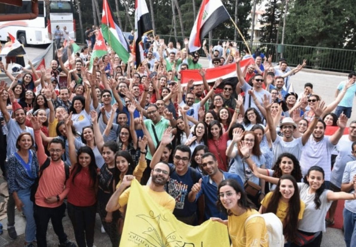 Des jeunes aux Journées régionales jésuite de la jeunesse au Liban en 2019 © AED / ACN