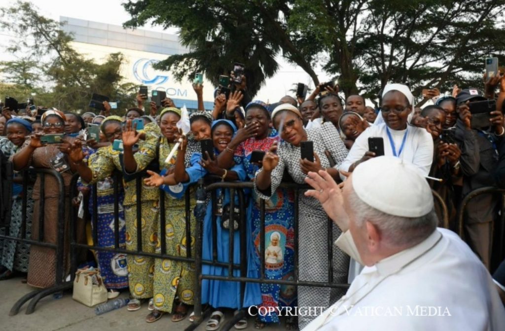 Le pape lors de son voyage apostolique sur le continent africain en février 2023 © Vatican Media